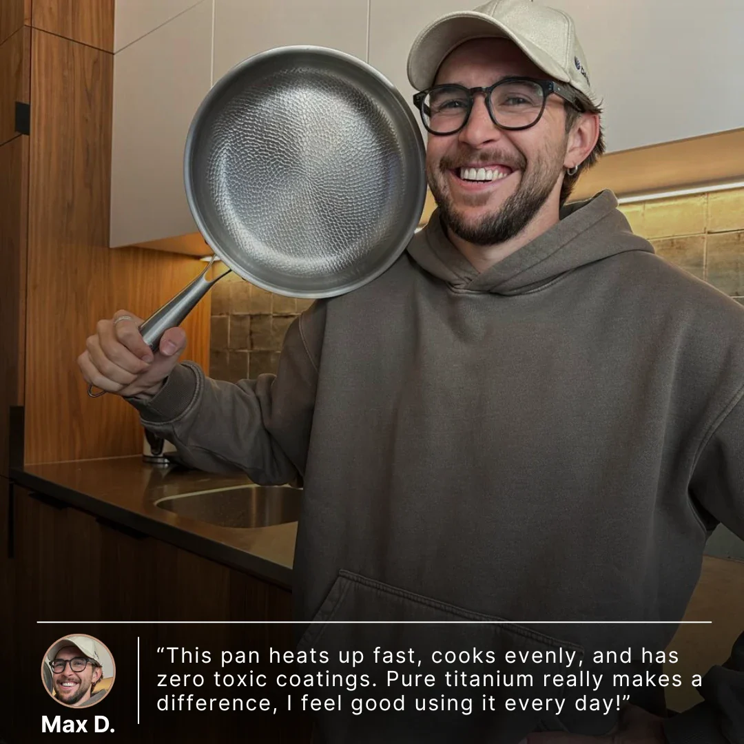 Titanium Hammered Pan Pro Standard - Image 6